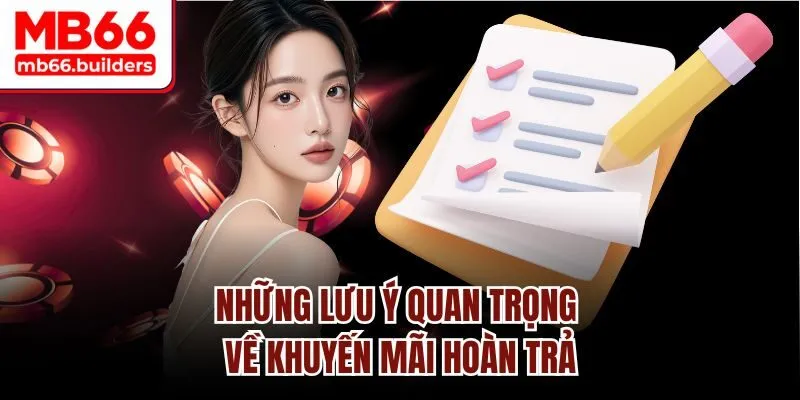 Những lưu ý quan trọng về khuyến mãi hoàn trả