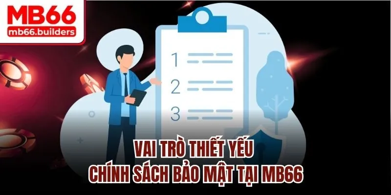 Vai trò thiết yếu chính sách bảo mật tại MB66